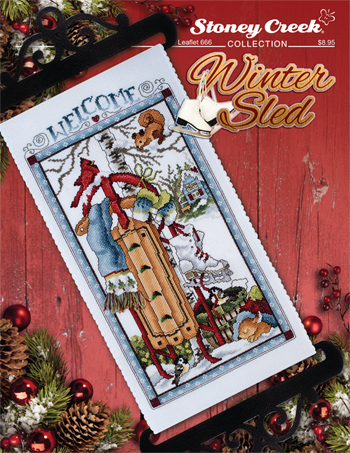 Winter Sled LFT666 - Cross Stitch Chart