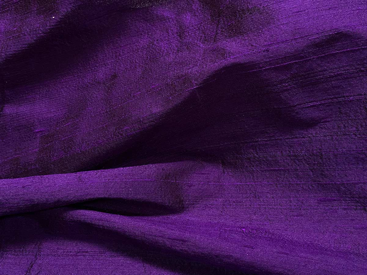 Silk Dupioni Fabric - Medium Purple