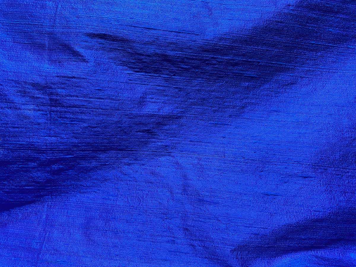Silk Dupioni Fabric - Royal