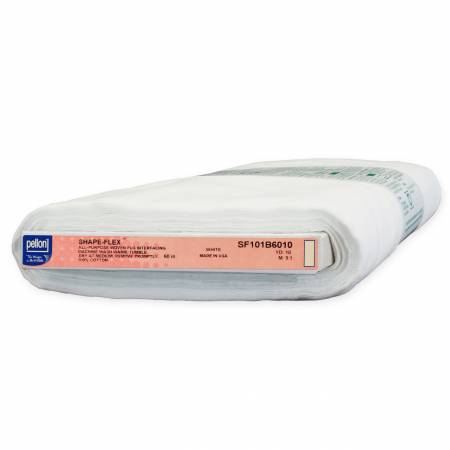 Pellon SF101 Shape Flex Woven Cotton Fabric Interfacing White 60" wide SF101-6010-SOLD BY YARD