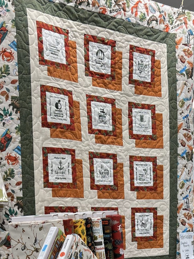 Shadow Boxing Quilt Pattern - For 5 inch Squares - Make 6 Different Sizes