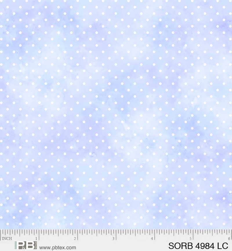 Sorbet Pin Dot Light Periwinkle 4984lc