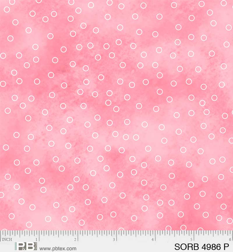 Sorbet Tossed Dots Pink 4986p