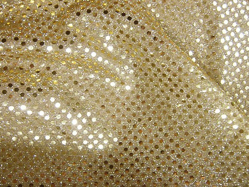 Wholesale Faux Sequin Knit Fabric - 226 Gold25 yards