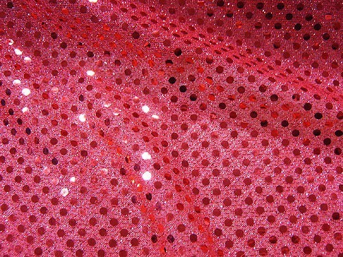 Wholesale Faux Sequin Knit Fabric - 626 Red25 yards