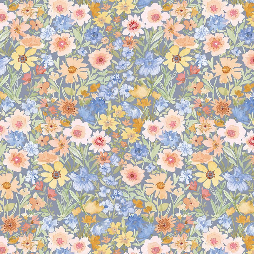 Secret Garden: SALT POND BEACHA Multi Fabric (1/2 yd)