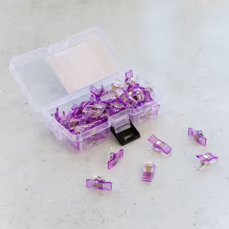Sallie Tomato PURPLE SEWING CLIPS - 50 Pk.