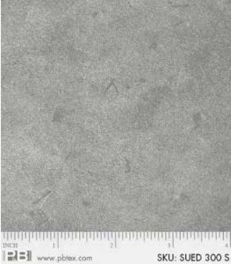 Suedes - Per Yard - P&B Textiles - tonal, blender - Gray - SUED-00300-S