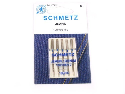 Schmetz Needles - #1712 Jeans/Denim Needles, size 100/16