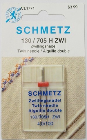 Schmetz #1771 - Twin Needle - 4.0/100