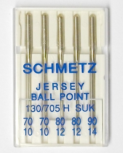Schmetz Jersey Ball Point Needles,Magazine of assorted sizes 70-90