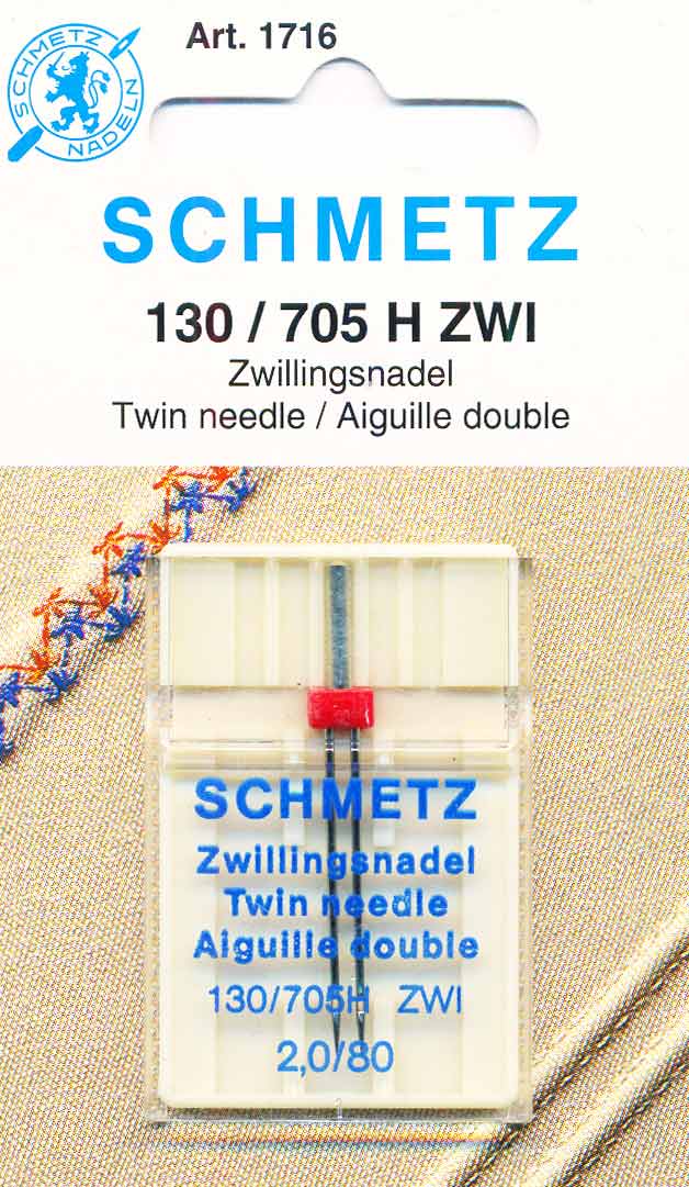 Schmetz #1716 - Twin Needle - 2mm