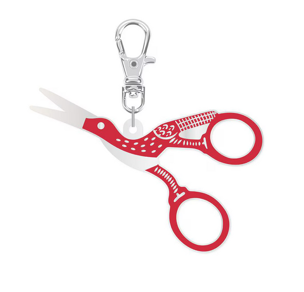 Lori Holt Enamel Happy Charm™ Stork Scissors