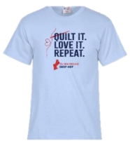 All New England Shop Hop Tee Shirts 2025 Size Medium