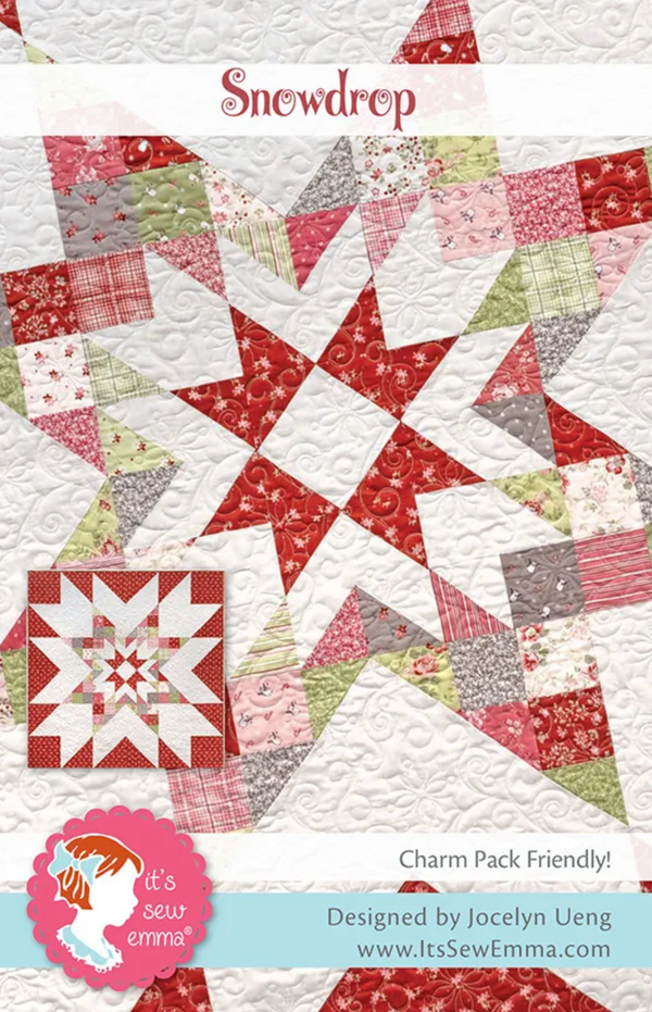 Snowdrop Quilt Pattern by Jocelyn Ueng - Paper Pattern