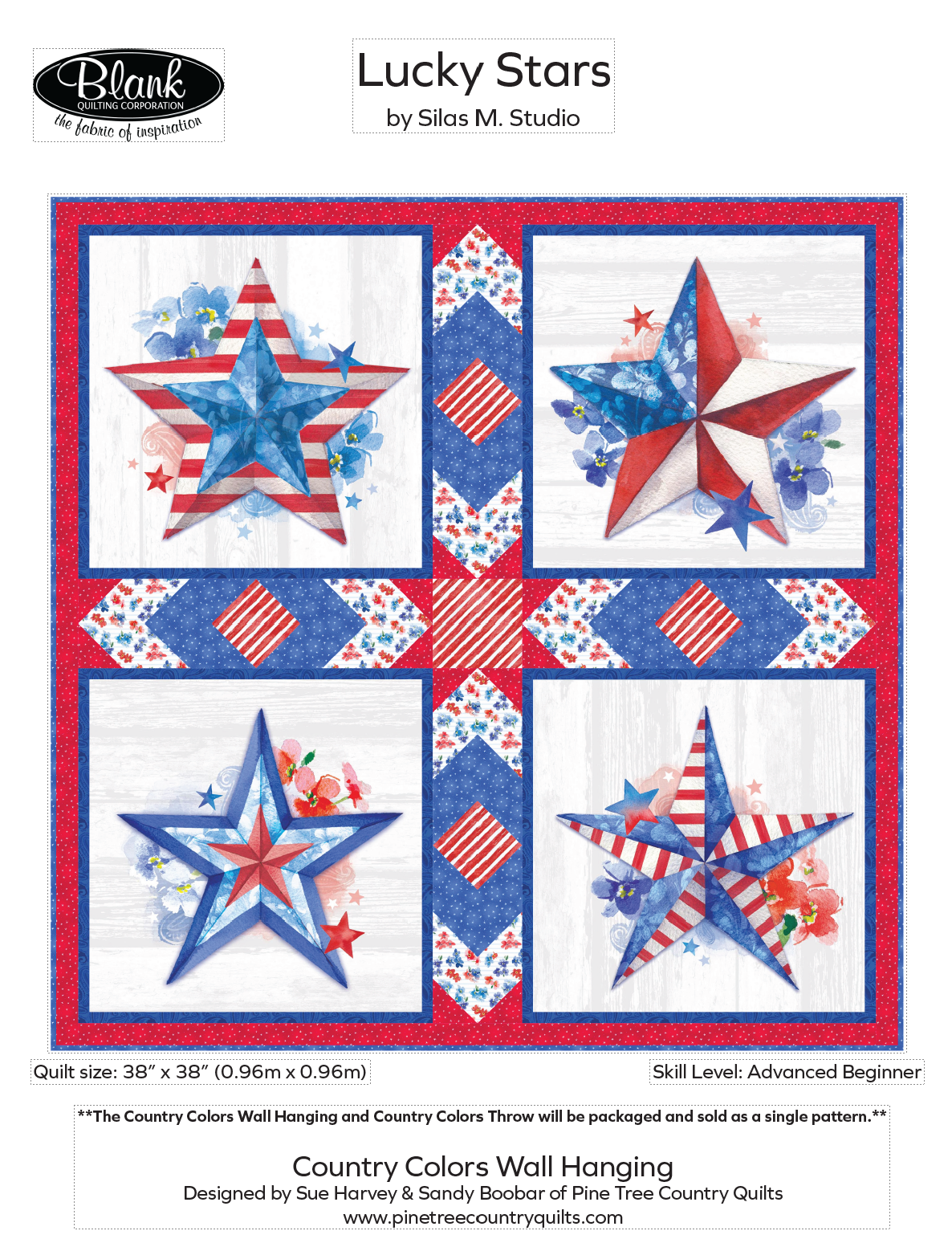 LUCKY STARS Quilt Kit - WALL HANGING