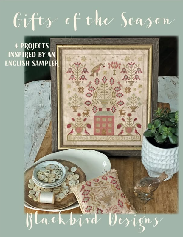 Gifts of the Season Cross Stitch by Blackbird Designs Nashville Market