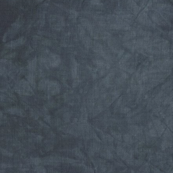 Slate - Hand Dyed by Fabrics by Steph - Select Option of Cloth Aida, Lugana, Linen.