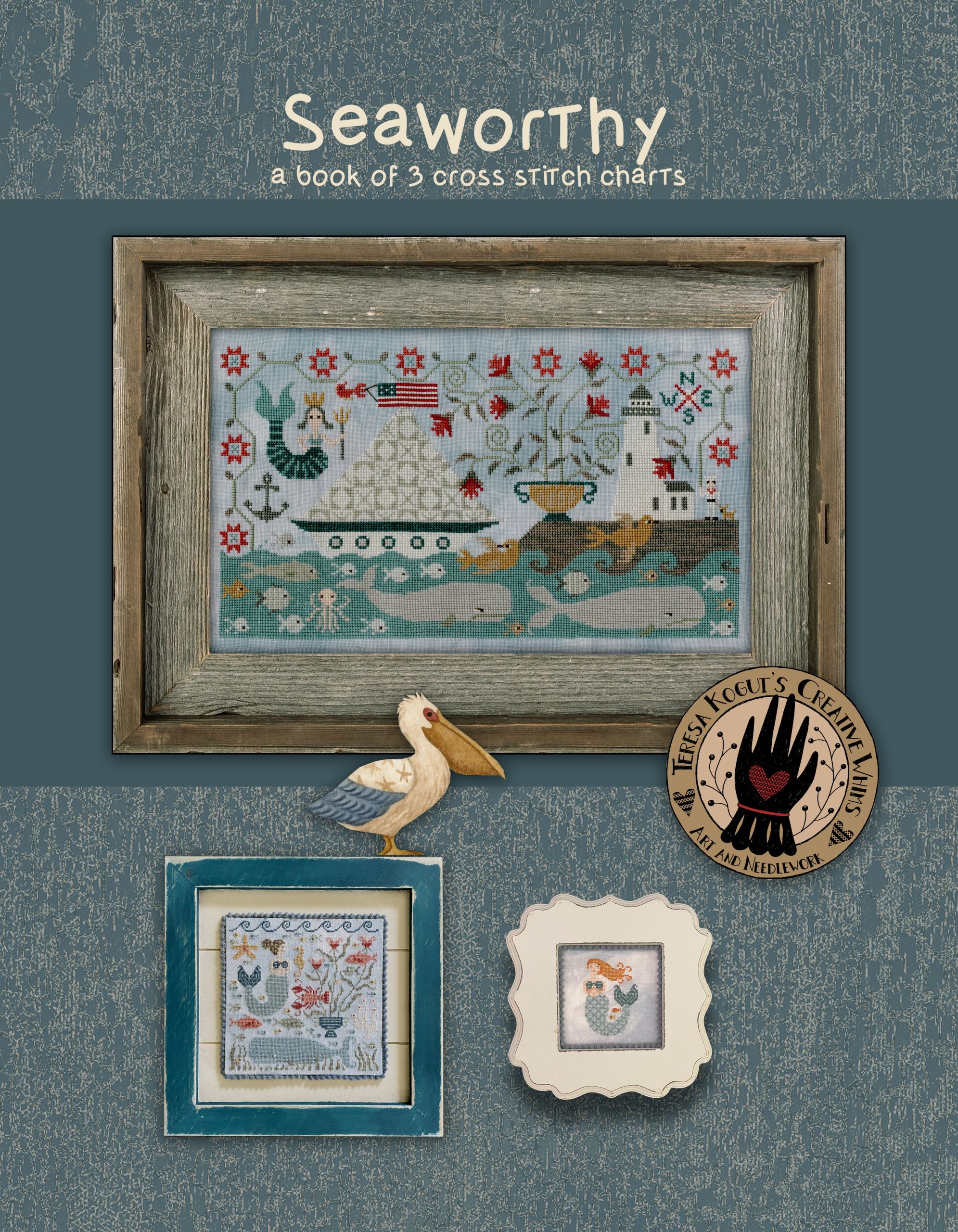 Seaworthy Cross Stitch Booklet by Teresa Kogut