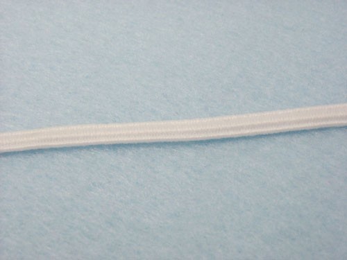 Wholesale Shock Cord Elastic 962 - Oval White- 1/8" 144yds