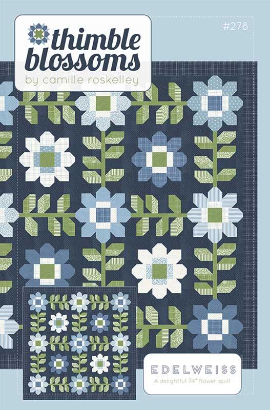 Edelweiss Fat Quarters Quilt Pattern Camille Roskelley Thimble Blossoms TB-278