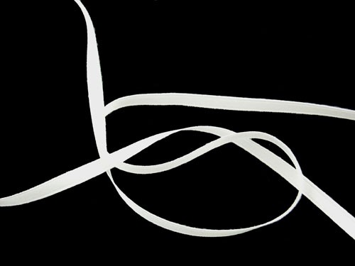 Wholesale Silk Satin Ribbon 1/8" White