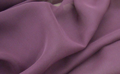 Wholesale Silk Chiffon - Eggplant 15 yards