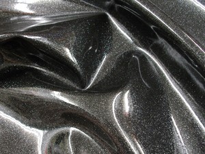 Upholstery Sparkle Vinyl - Black