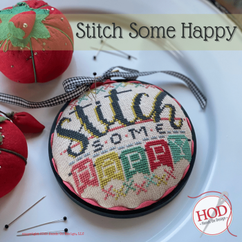 Stitch Some Happy Cross Stitch Pattern by Hands On Design