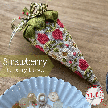 Strawberry The Berry Basket Cross Stitch Pattern by Hands On Design