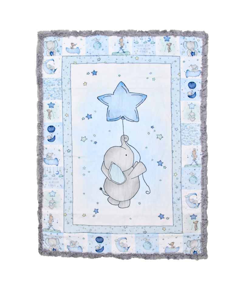 Sweet Pea Eli Tiny Tails Cuddle Kit 29"x41" Shannon Fabrics Polyester SF-cktinytailssweetpeaeli