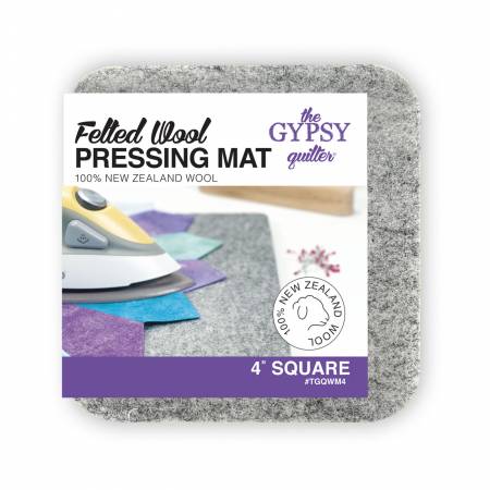 Wool Felt Iron Mat 4 inch by 4 inch tgqwm4
