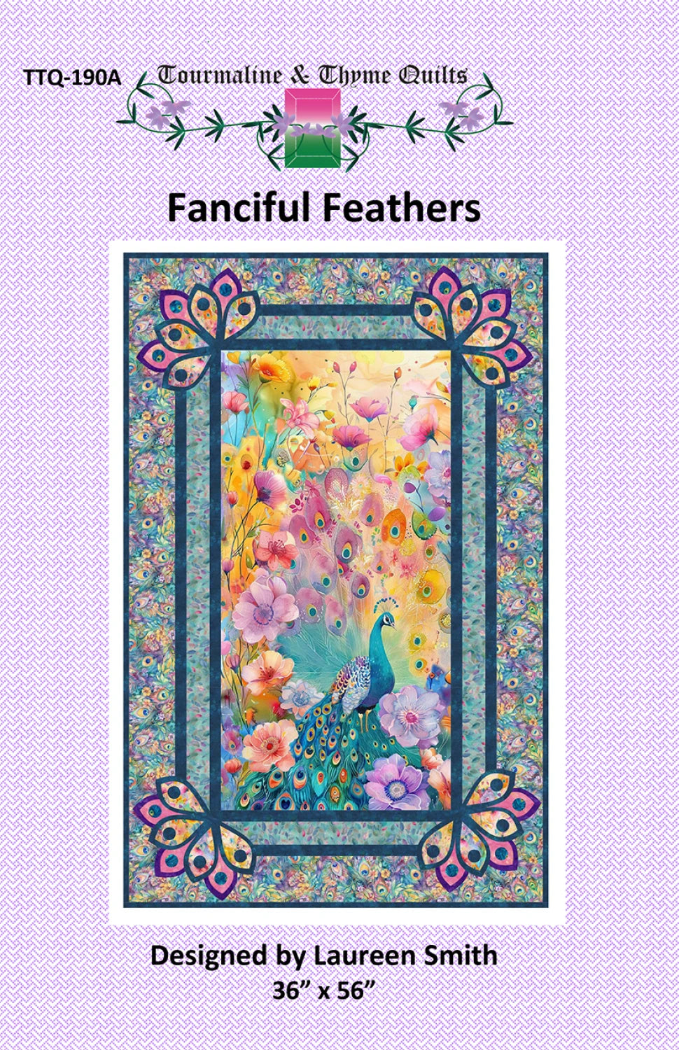 Fanciful Feathers Quilt Pattern