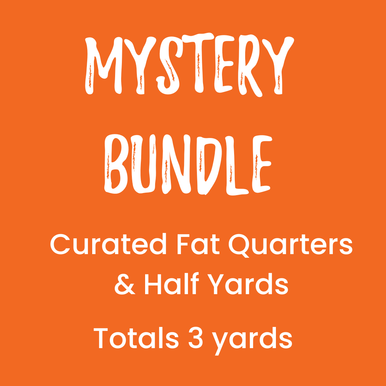 Curated and Coordinated Mystery Half Yards and Fat Quarters of Fabric - 3 yards total