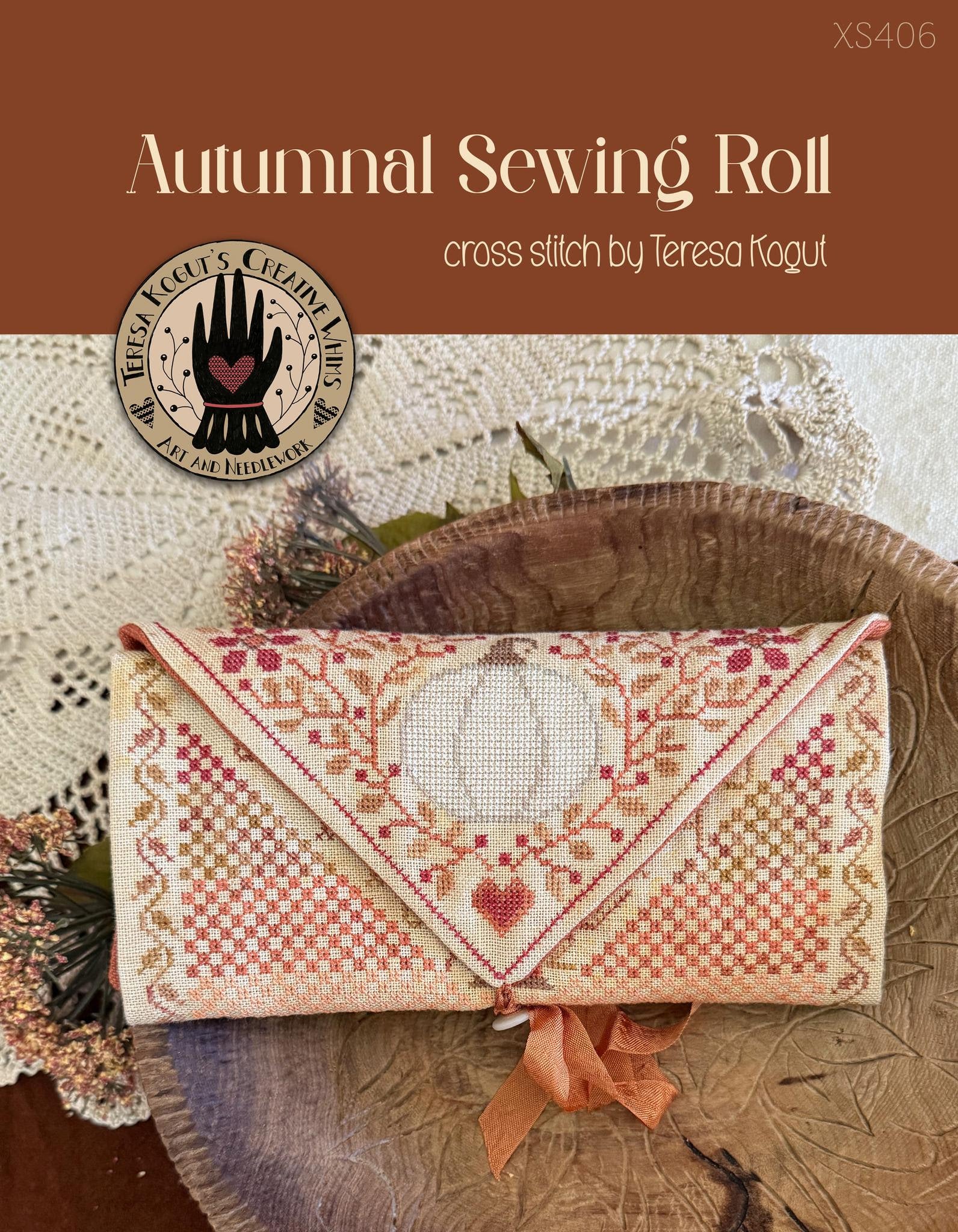 Teresa Kogut AUTUMNAL SEWING ROLL Cross Stitch Pattern