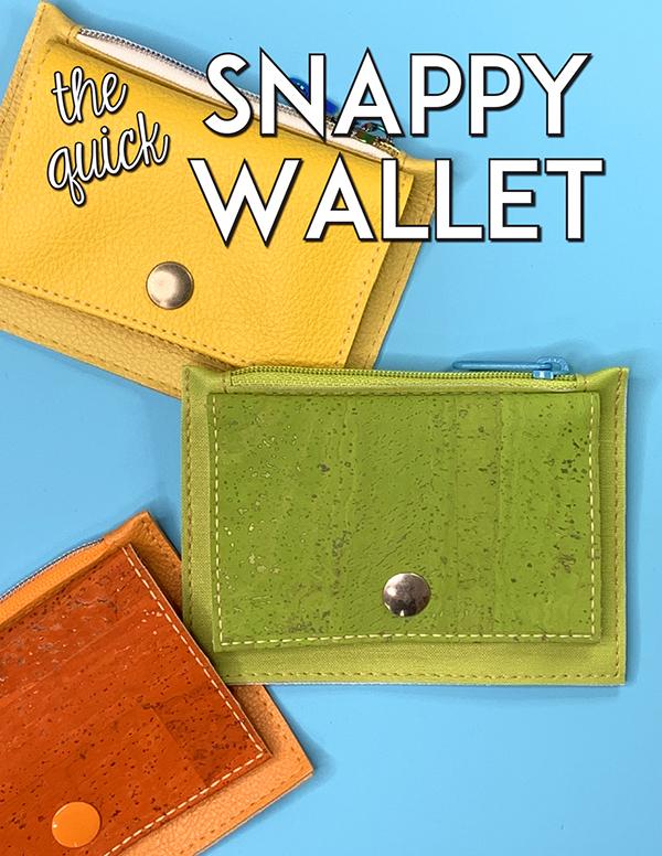 The Quick Snappy Wallet Quilt Pattern Sassafras Lane SASSLN-0074