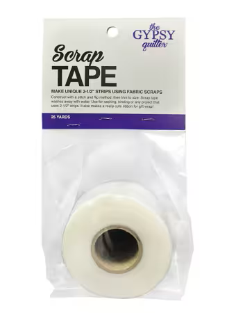 The Gypsy Quilter Scrap Tape 2.5"x25yd TGQ055