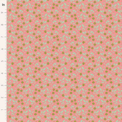 Tilda Sunday Brunch - Tipsy Pink fabric