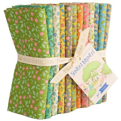 Tilda Sunday Brunch Fat Quarter Bundle 20x22 Tipsy Blenders