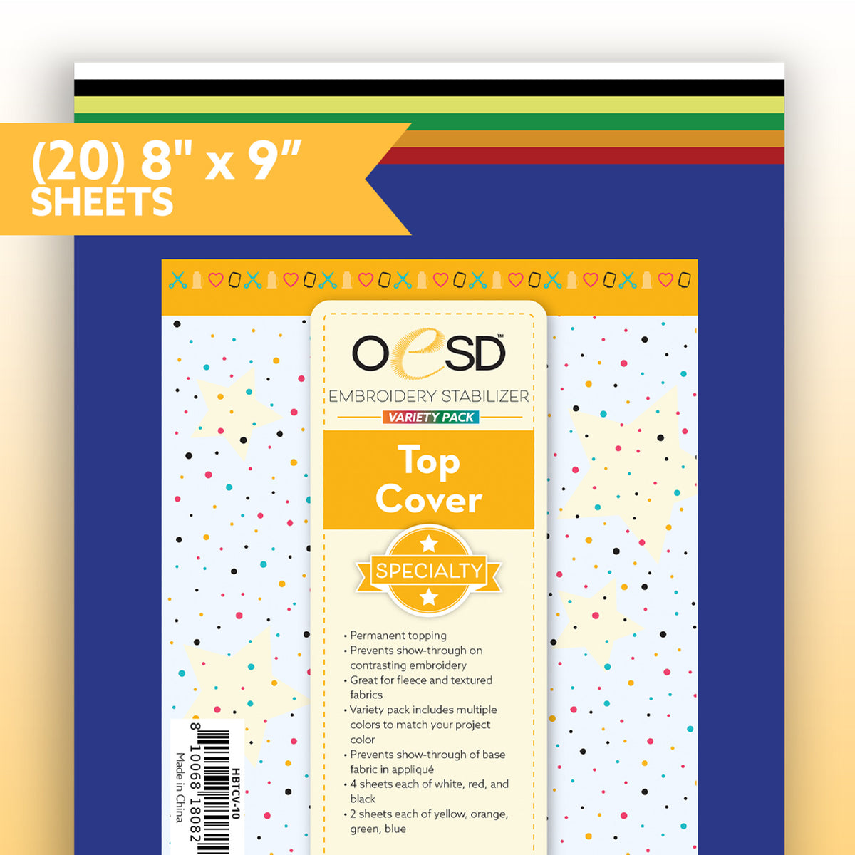OESD Top Cover Permanent Topping Variety Pack (HBTCV-10)