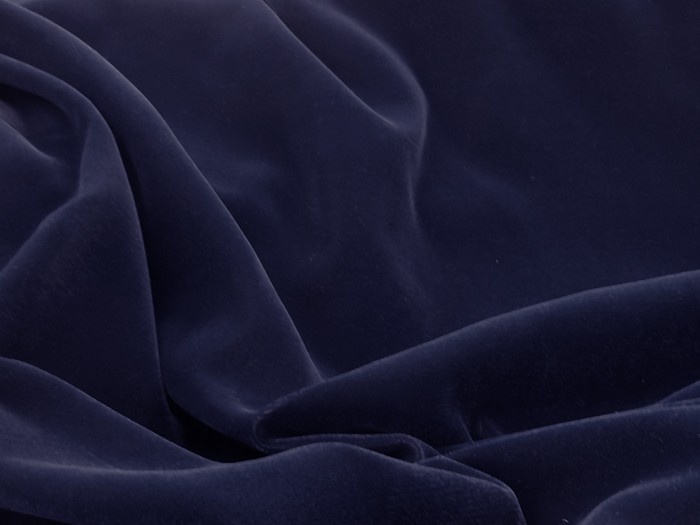 Wholesale Triple Velvet Fabric - Navy - 30 yards