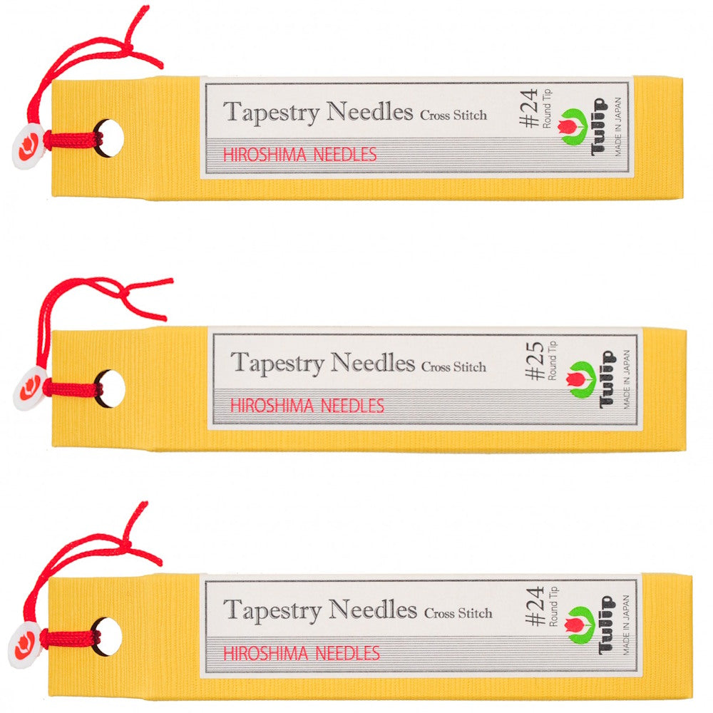 Tulip Tapestry Needles Hiroshima Round Tip Size 24 25