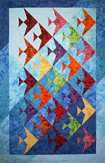 Up a Lazy River Quilt Pattern by Far-Flung Quilts