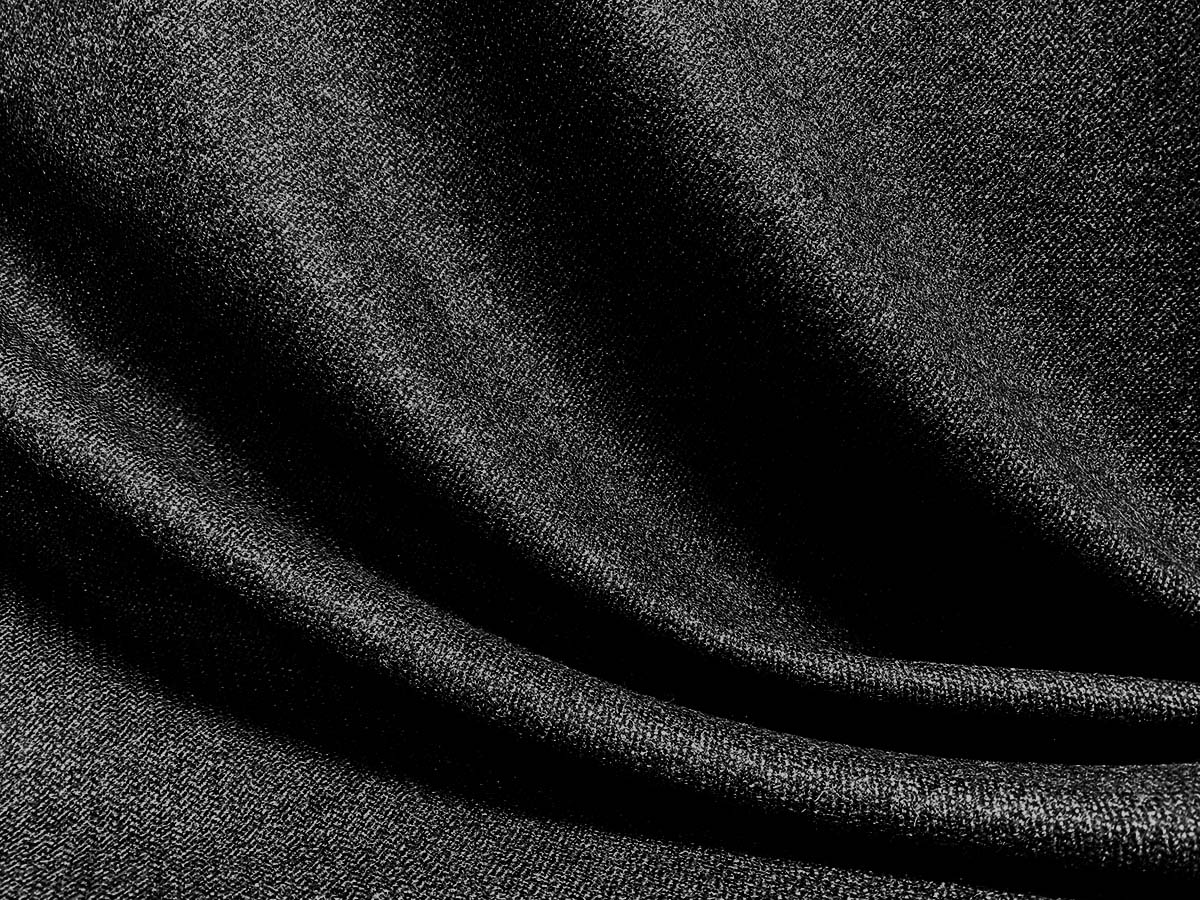 SR236-50 Hope Classique - Gray Herringbone Worsted Wool Flannel Fabric