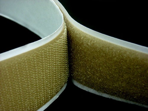 Hook & Loop - 1 1/2" Adhesive Beige