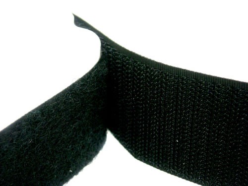 Hook & Loop - 1 1/2" Adhesive Black