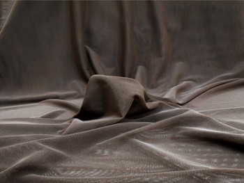Wholesale Vera Sheer Stretch Mesh - Chocolate - 25yds
