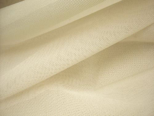 Wholesale Vera Sheer Stretch Mesh - Ivory - 25yds