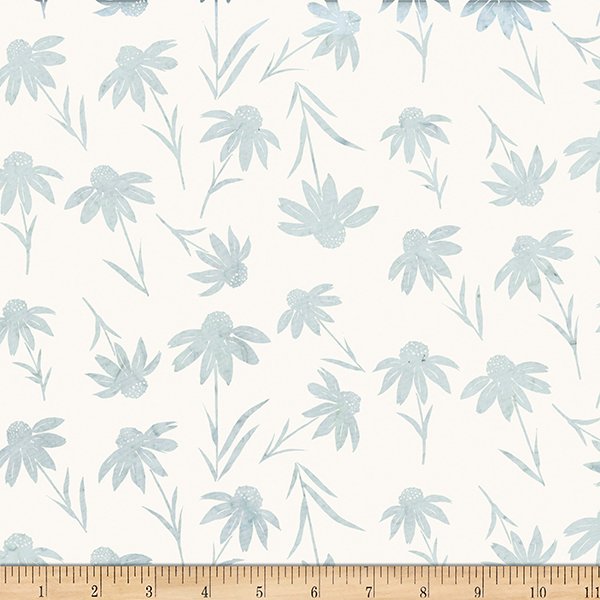 Bali Batik Enhinacea W2577-307 - Snow • Hoffman