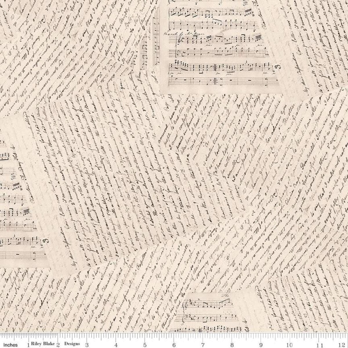 Jane Austen at Home Accomplished WomanWide Quilt Backing SKU #WB10020-ACCOMPLISHED